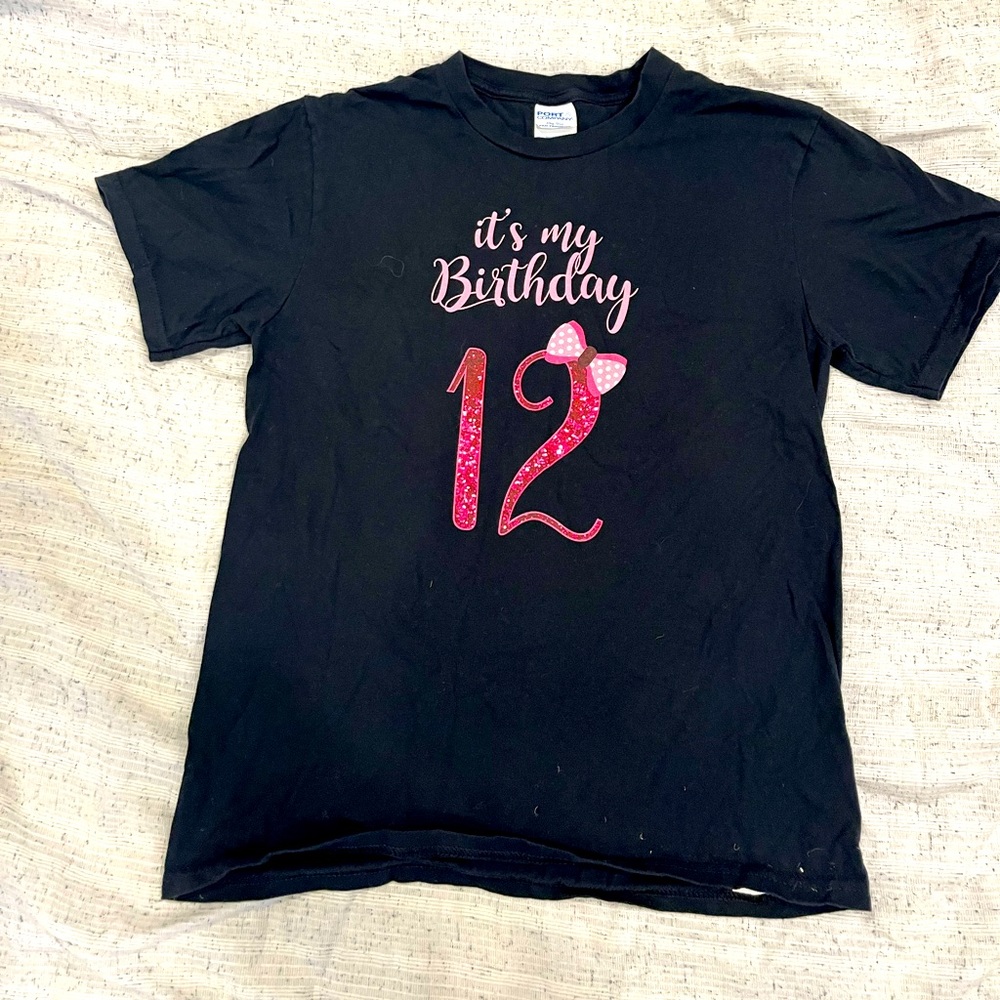 Girls It’s My 12th Birthday Shirt